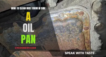 Removing Rust from Inside Your Oil Pan