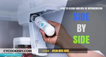 Effortless Cleaning: GE Side-by-Side Refrigerator Shelves Made Simple