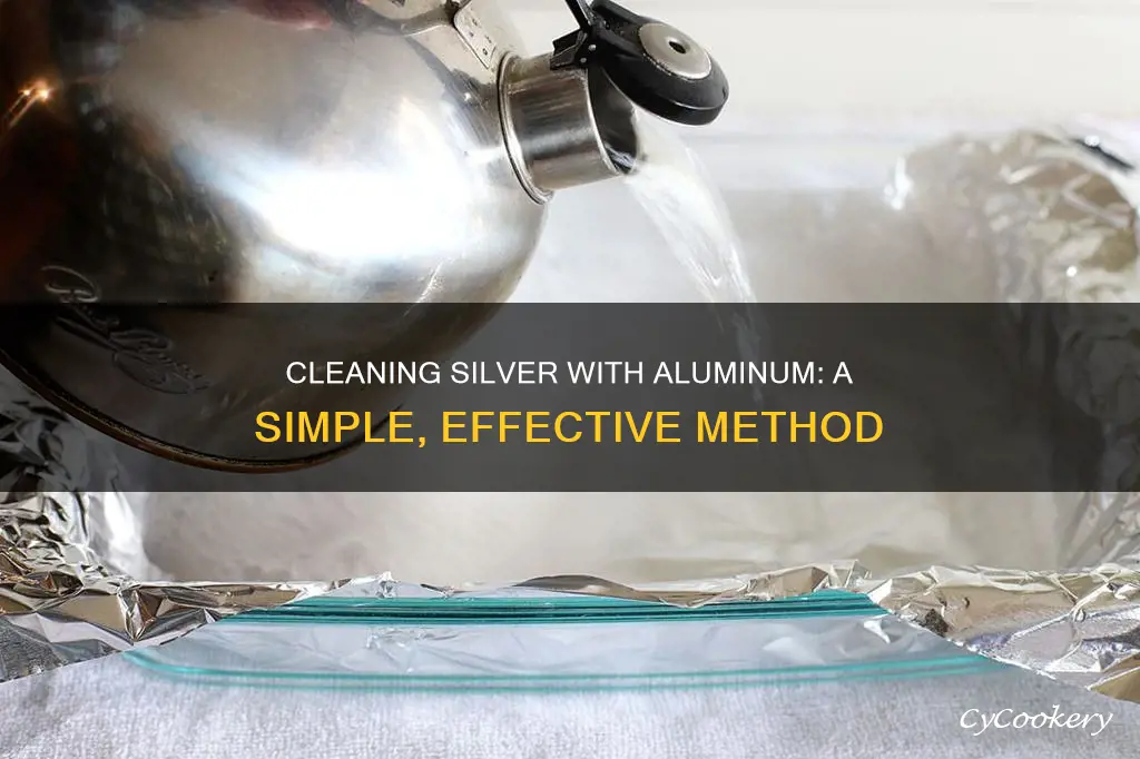 how to clean silver in aluminum pan