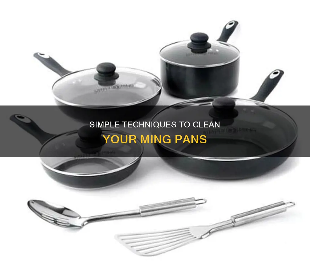 how to clean simply ming pans