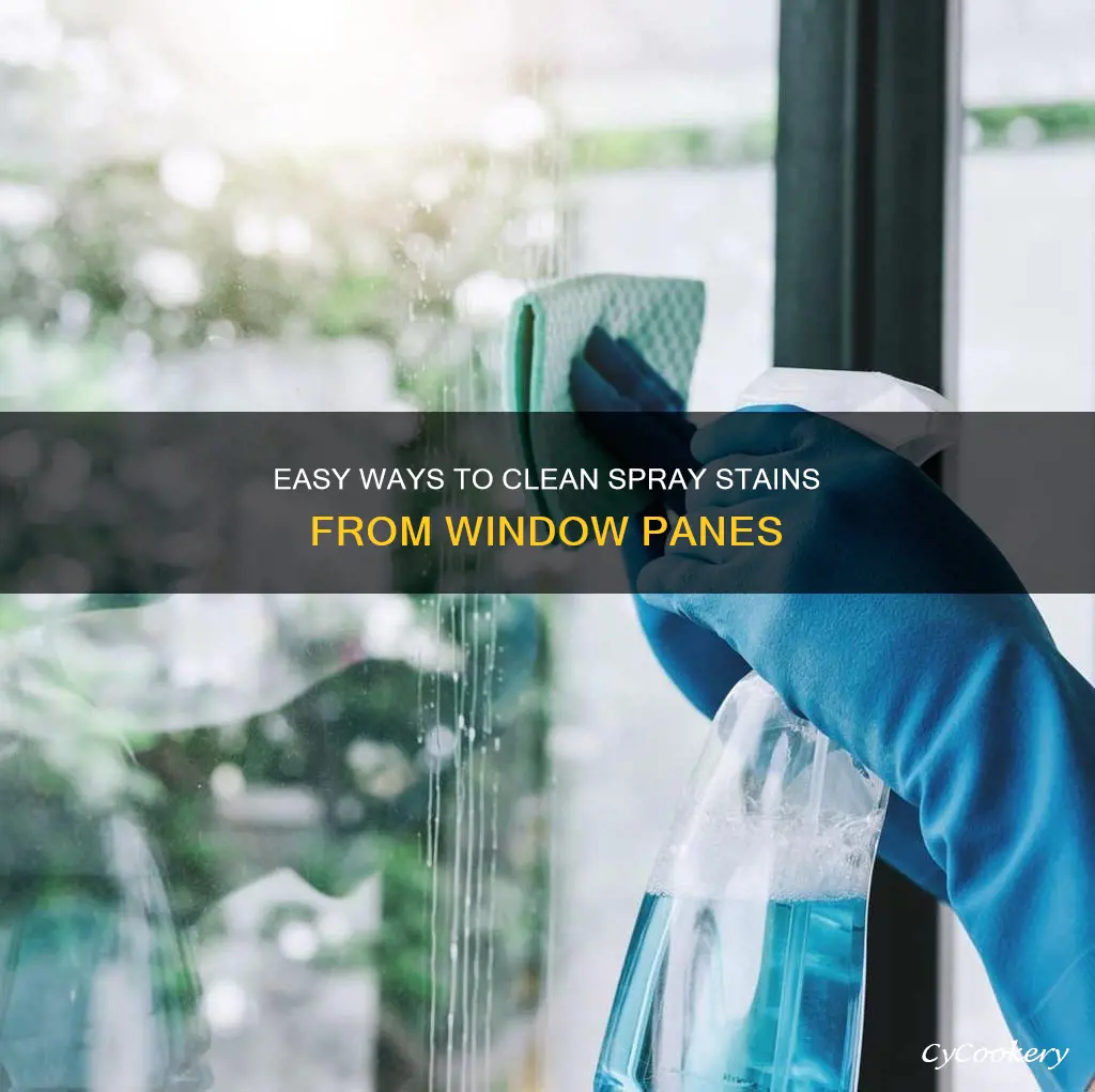 how to clean spray pan from eindow