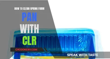 Effective Springform Pan Cleaning with CLR