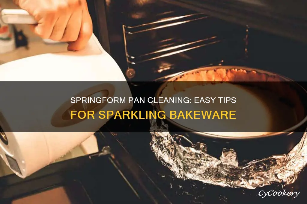 how to clean springform pan