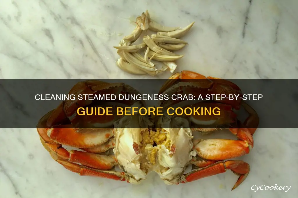 how to clean steamed dungeness crab before cooking