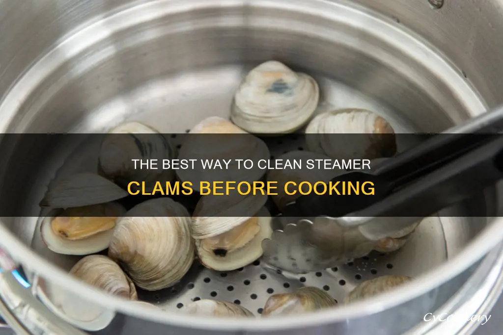 how to clean steamer clams before cooking