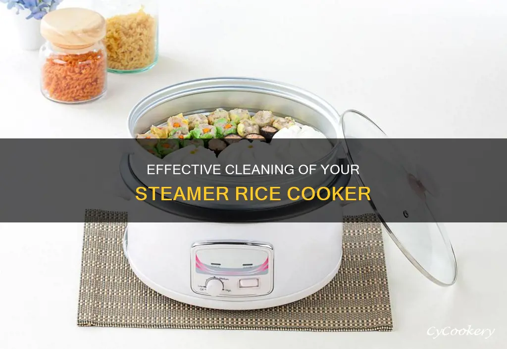 how to clean steamer rice cooker