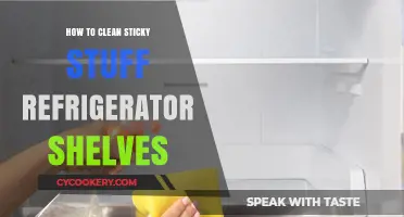 Easy Tips to Remove Sticky Residue from Fridge Shelves