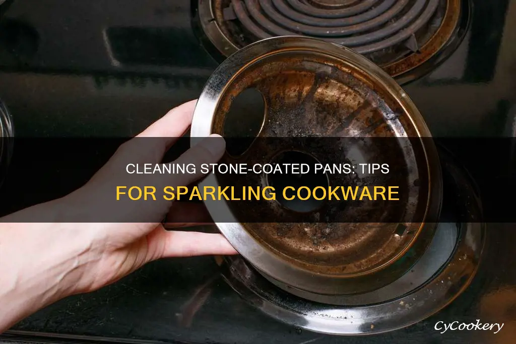 how to clean stone coated pan