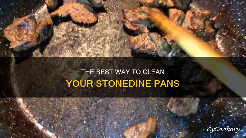 how to clean stonedine pans