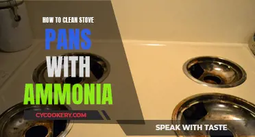 Stove Pans Sparkling Clean: Ammonia to the Rescue