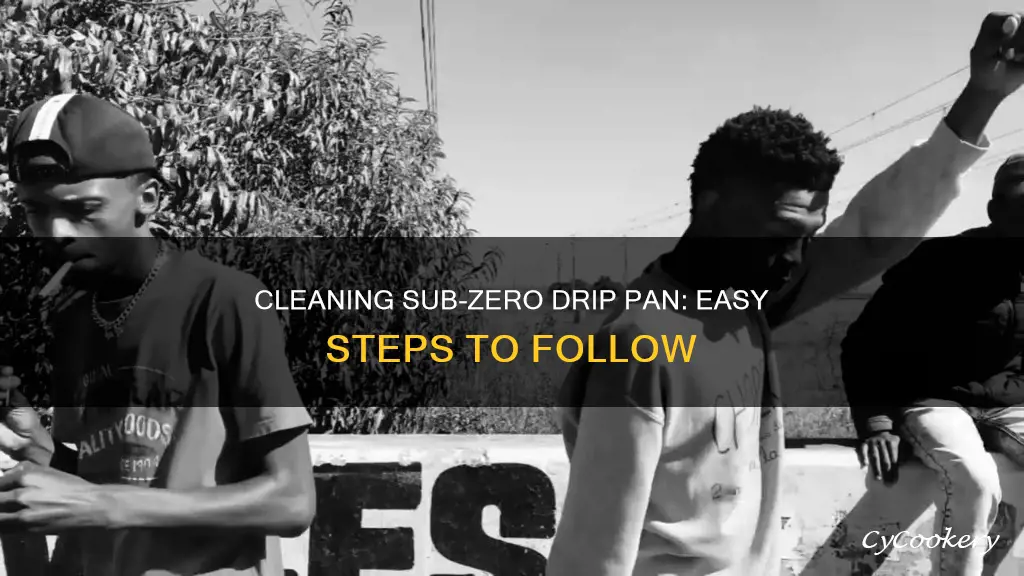 how to clean sub zero drip pan