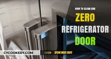 Effective Tips for Cleaning Your Sub Zero Refrigerator Door