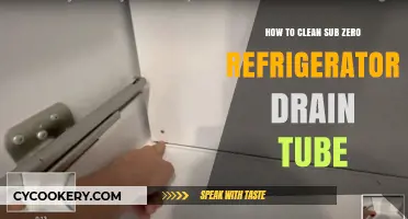 Unclogging Your Sub-Zero: A Guide to Cleaning the Refrigerator Drain Tube