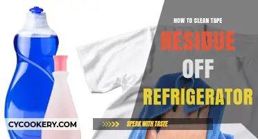 Easy Steps to Remove Tape Residue from Your Refrigerator