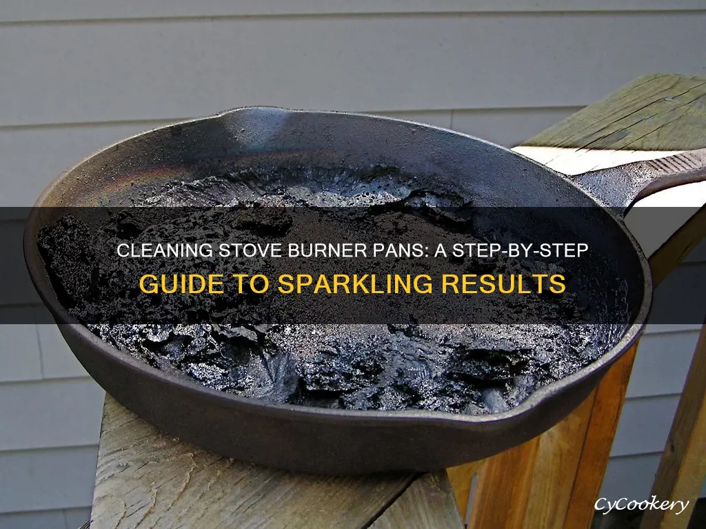 how to clean the nastest stove burner pans