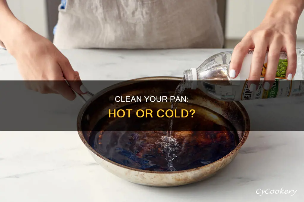 how to clean the pan when it