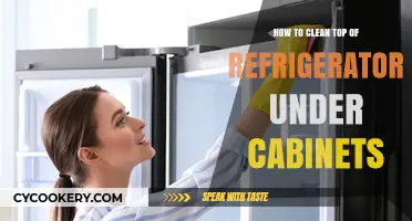Efficiently Clean the Top of Your Refrigerator Under Cabinets