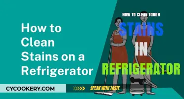 Effective Tips for Removing Stubborn Stains from Your Refrigerator