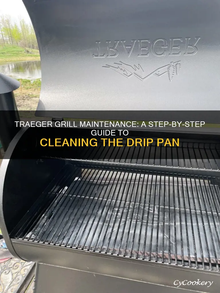 how to clean traeger grill drip pan