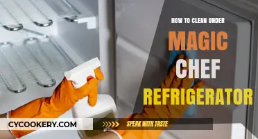 Efficient Cleaning Tips for Under Your Magic Chef Refrigerator