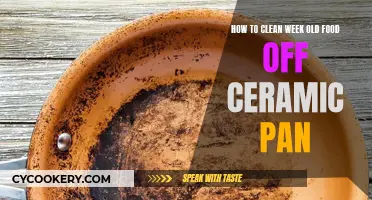 Cleaning Ceramic Pans: Removing Week-Old Food Stains