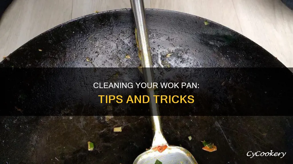 how to clean wok pan