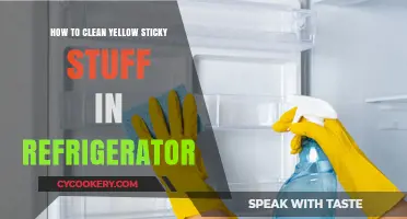 Easy Ways to Remove Yellow Sticky Residue from Your Fridge