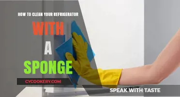 Effortless Refrigerator Cleaning: The Sponge Method