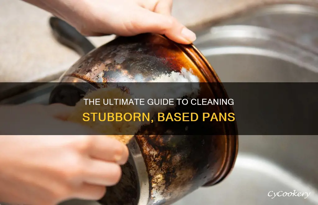 how to cleanbajed on pans