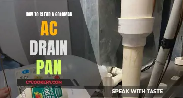 Clearing Goodman AC Drain Pan: Easy Steps to Follow