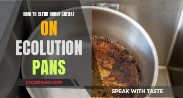 Cleaning Burnt Grease Off Ecolution Pans: Quick and Easy!