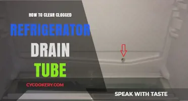 Quick Fix: Unclog Your Fridge Drain Tube in Simple Steps