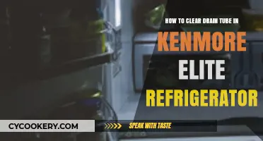 Unclogging Your Kenmore Elite: A Guide to Clearing Drain Tubes