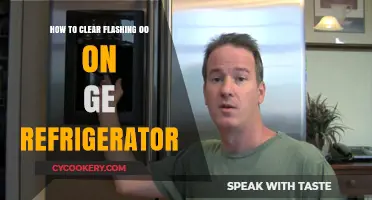 Troubleshooting GE Refrigerator: How to Fix Flashing 00 Display