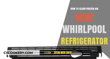Unclogging Your Whirlpool Fridge Air Vent: A Simple Guide