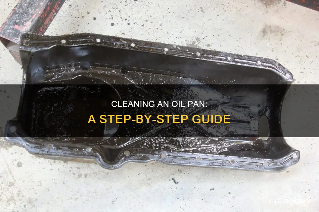 how to clen an oil pan