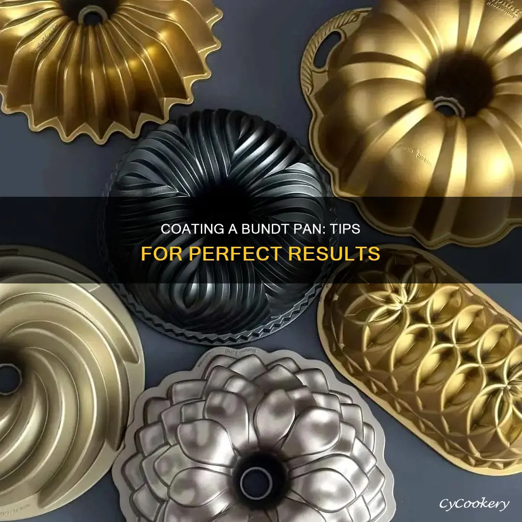 how to coat a bundt pan