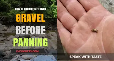 Concentrating River Gravel: Maximizing Panning Efficiency