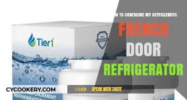 Configuring Your GE PFSS2MIYC French Door Refrigerator: A Simple Guide