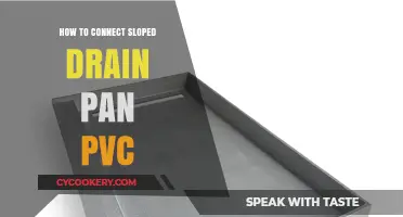 Linking Sloped Drain Pans with PVC: Easy Steps