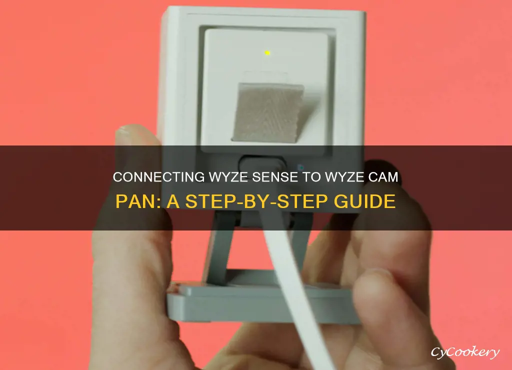 how to connect wyze sense to wyze pan
