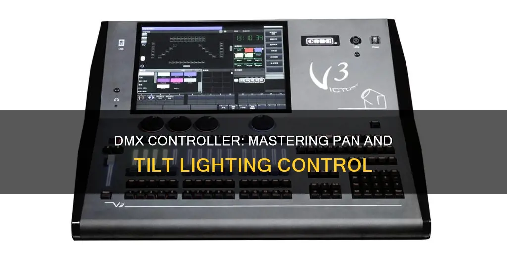 how to control pan and tilt lighting with dmx controller