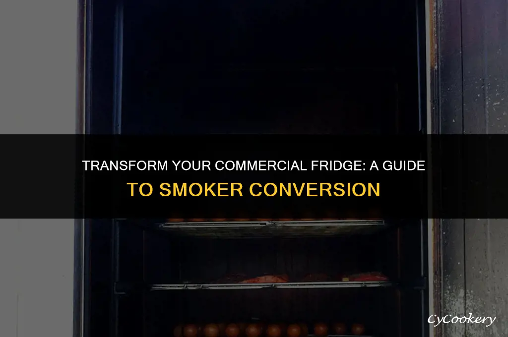 how to convert a commercial refrigerator into a smoker