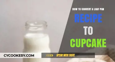 Transforming Loaf Pan Recipes to Cupcakes