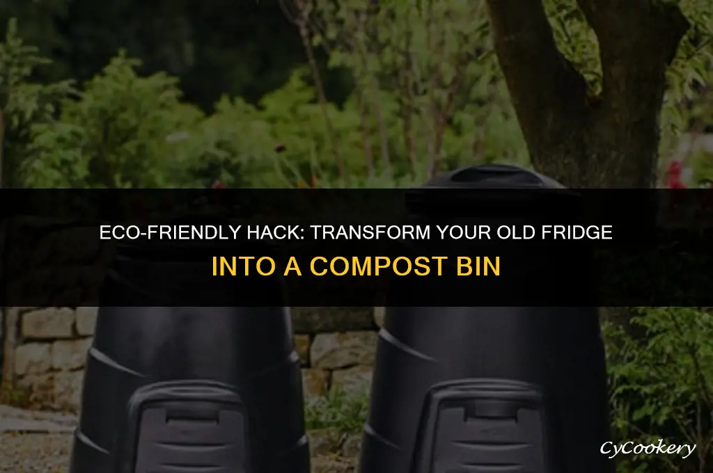 how to convert a refrigerator into a compost bin