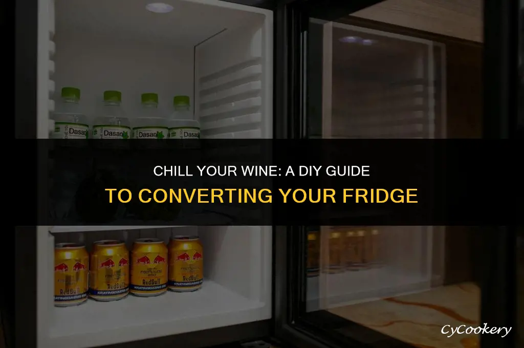 how to convert a refrigerator into a wine cooler
