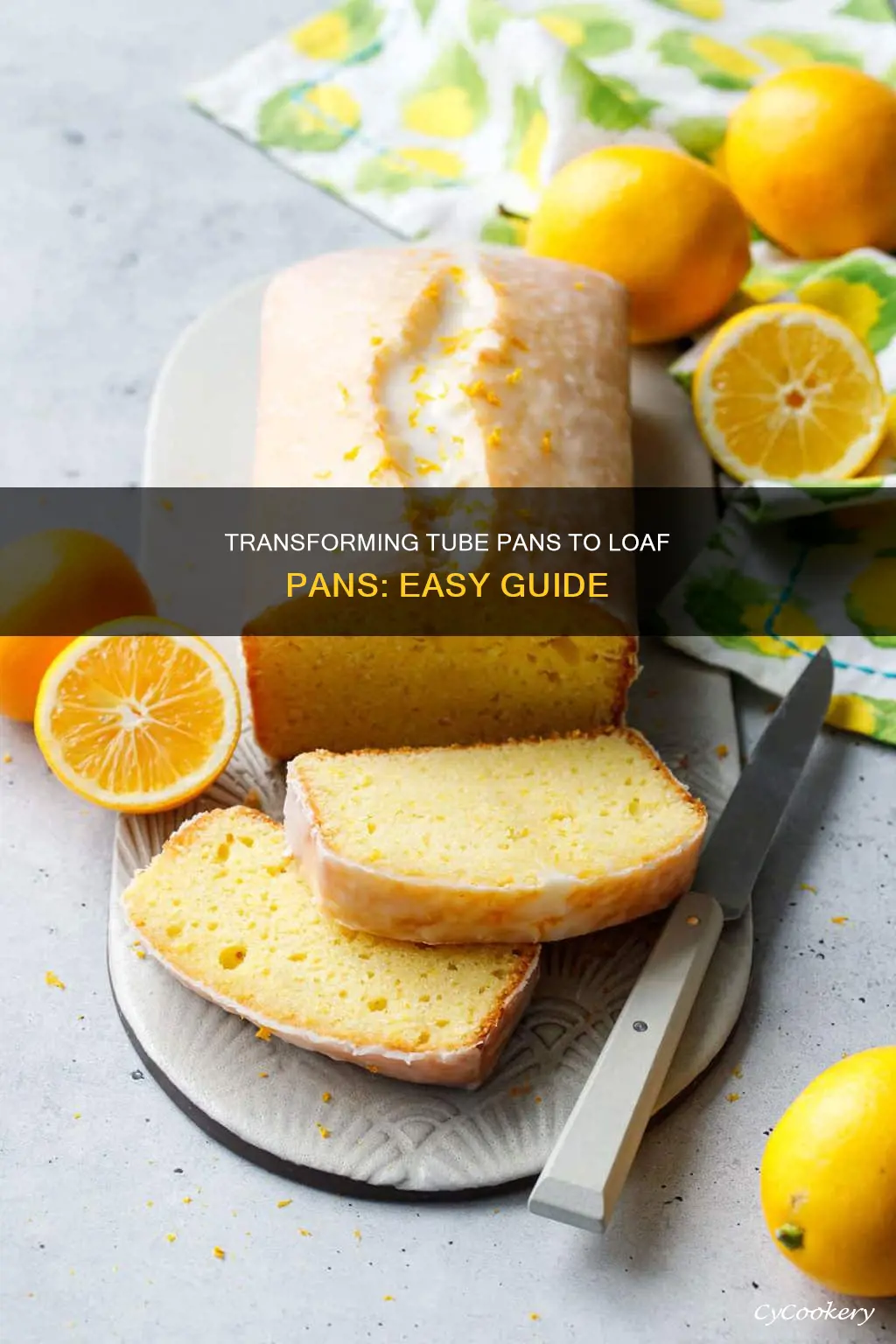 how to convert a tube pan to a loaf pan