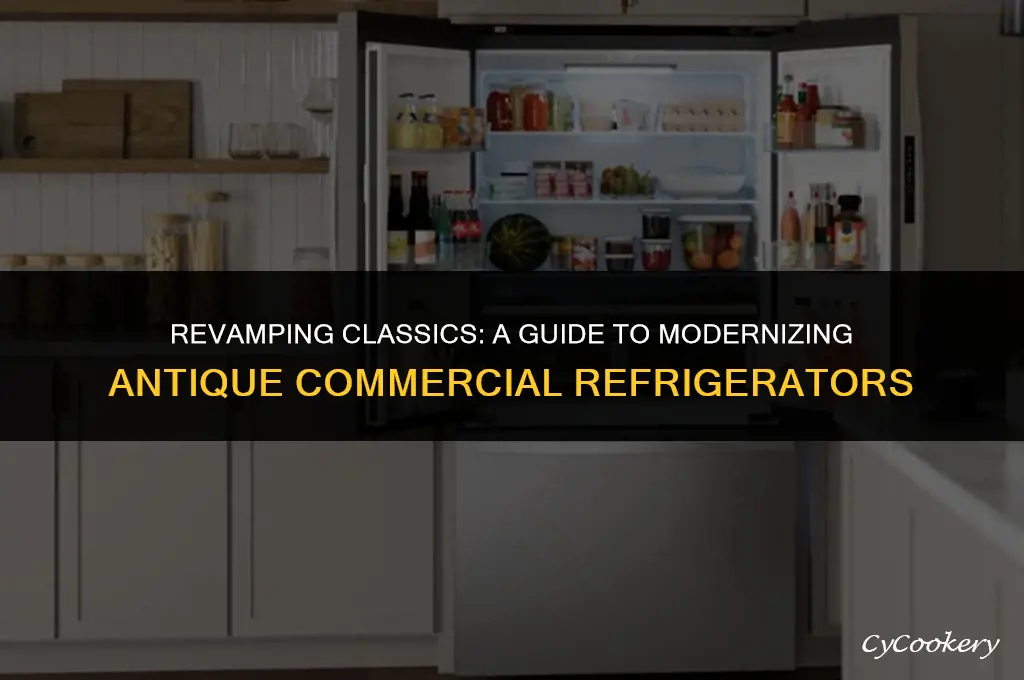 how to convert antique commercial refrigerator to modern refrigerant