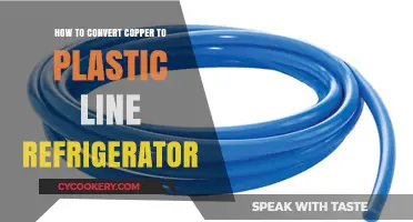 Eco-Friendly Fridge Upgrade: Copper to Plastic Line Conversion Guide