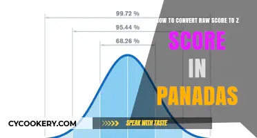 Converting Raw Scores to Z Scores in Pandas